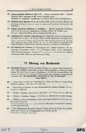 VI. Herzog von Reichstadt (Nr. 925-935)