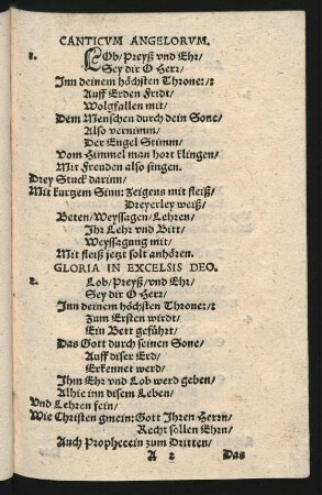 CANTICVM ANGELORVM. ||