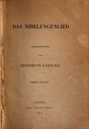 Das Nibelungenlied