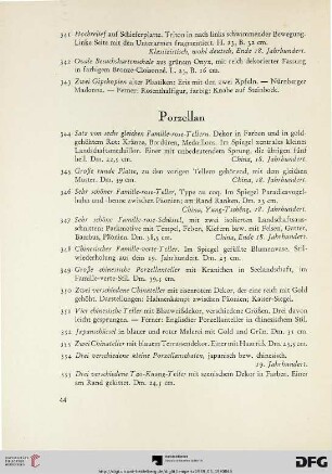 Porzellan (Nr. 344-486)