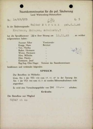 Strunk, Walter