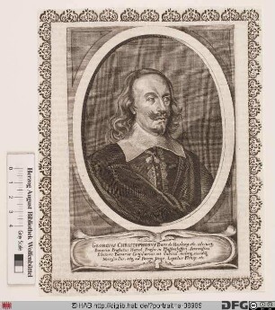 Bildnis Georg Christoph Hasslang von (Haslang) (1622 Frhr.)