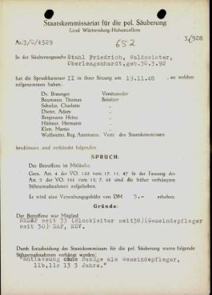 Stahl, Friedrich