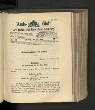 No. 174, 13. Juli 1917