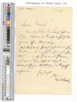 Brief an Hermann Behn