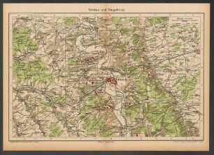 Karte: Verdun und Umgebung (Beilage zur Kriegschronik.)