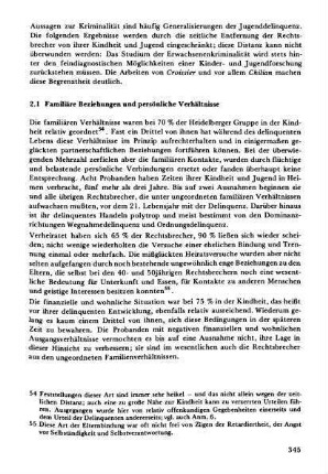 2.1 Familiäre Beziehungen und persönliche Verhältnisse
