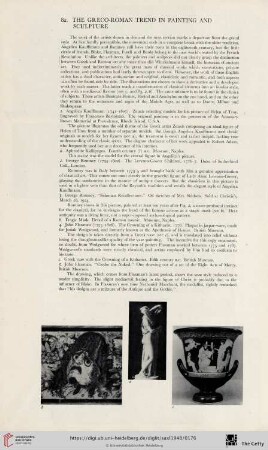 82-83. The Greco-Roman Trend in Painting and Sculpture