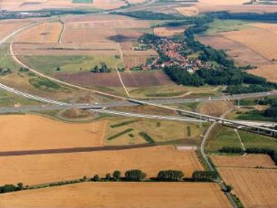Erfurter Kreuz, Bundesautobahn A 4, Bundesautobahn A 71