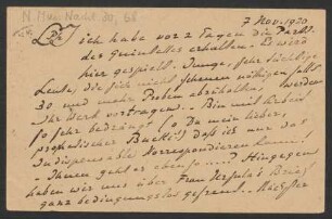 Brief an Philipp Jarnach : 07.10.1920