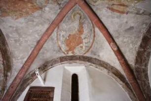 Christus als Weltenrichter und Maria und Johannes der Täufer als Fürbitter — Christus als Weltenrichter