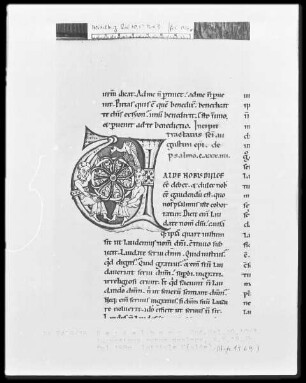 Expositio psalmorum Aurelii Augustini — Initiale V(alde), Folio 158verso