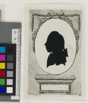 [Bildnis von Arnold Schuback] : [Schattenriss]
