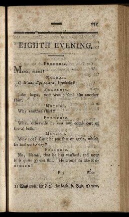 Eighth Evening.