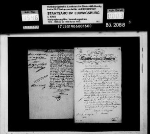 Kapitalforderung des österreichischen Oberarztes Joseph Ulrich sowie Schuldenausscheidung zwischen der Landschaftskasse Ochsenhausen und der bayrischen Herrschaft Winterrieden