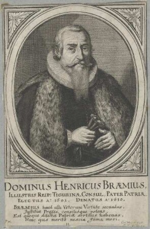 Bildnis des Henricus Braemius