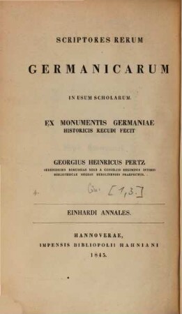 Einhardi annales