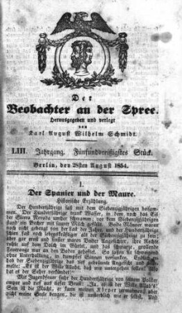 35. Stück, 28. August 1854