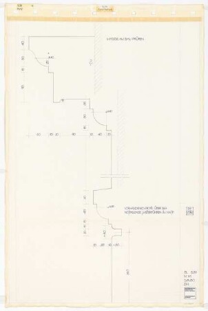 Wissenschaftskolleg zu Berlin (WKB), Berlin-Grunewald Umbau: Putzprofile, 1:1