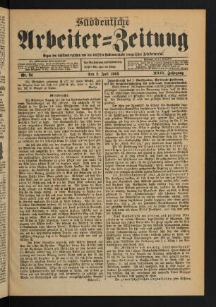 Nr. 26. Den 2. Juli 1905. - Nr. 30. Den 30. Juli 1905.