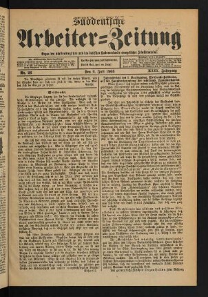 Nr. 26. Den 2. Juli 1905. - Nr. 30. Den 30. Juli 1905.
