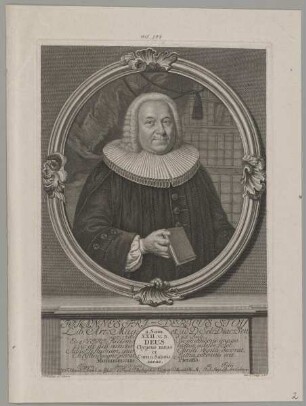 Bildnis des Johanns Fridericus Stoy