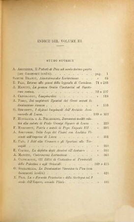 Studi storici. 3. 1894