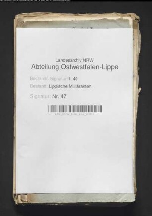Erhebung der Kreisgelder in den lippischen Städten und Ämtern