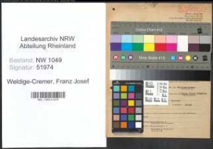 Entnazifizierung Franz Josef De Weldige-Cremer , geb. 28.07.1912 (Jurist)