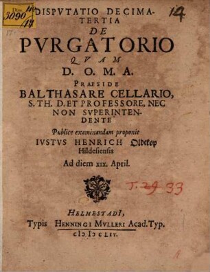 De purgatorio