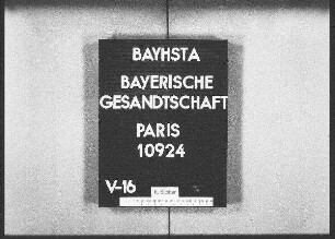 Sittl, Karl, pensionierter Bahnoffizial und Schriftsachverständiger in München, Entleihung einer Handschrift des Grafen von Saint Germain