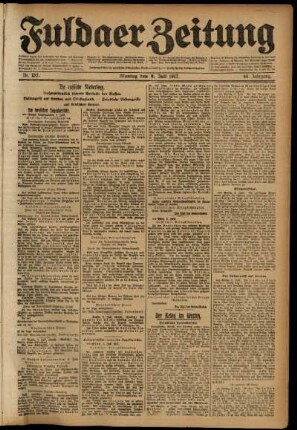Ausgabe vom Montag, den 09. Juli 1917.