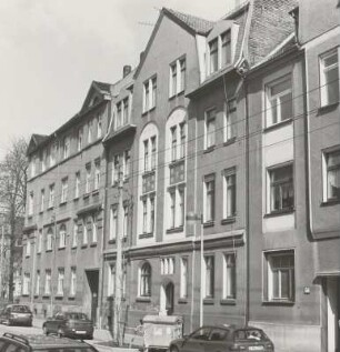Markranstädt, Wohnhaus : Markranstädt (Kreis Leipziger Land), Wohnhaus, Albertstraße 21, um 1910, Straßenansicht