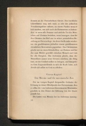 Viertes Kapitel Der Messias und die messianische Zeit