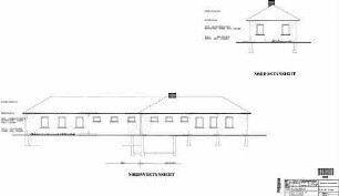 Heilbronn Hbf: Sozialgebäude für Rangierpersonal beim Stellwerk HK, Nordwestansicht, Nordostansicht Nebengeb.