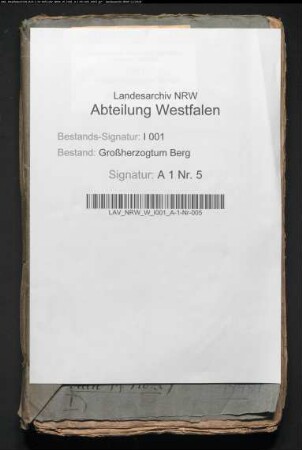 Anordnung der Land- und Feldmesser nebst Instruktion