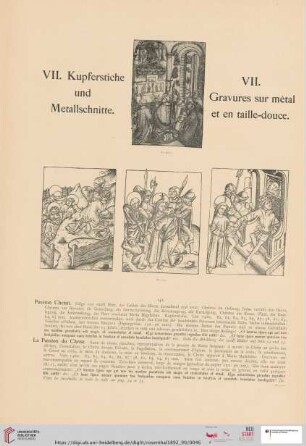 Kupferstiche und Metallschnitte. Gravures sur métal et en taille-douce (Nr. 141 - 168)