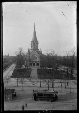 Karlsruhe Christuskirche Gesamtansicht