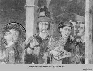Kapellenausmalung : Martinsszenen : Investitur zum Ritter