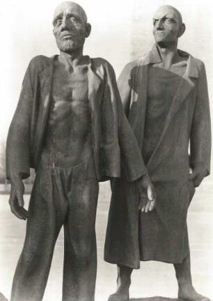 Cremer, Fritz. Buchenwald-Denkmal. Ausschnitt. Weimar, Nationale Gedenkstätte Buchenwald auf dem Ettersberg