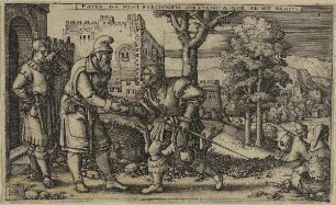 Der Abschied des verlorenen Sohnes, Blatt 1 aus der Folge des verlorenen Sohnes