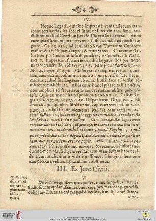 III. Ex Jure Civili