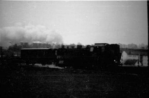 Rückfahrt Lok 15 und G(St) 318 W, Sigmaringendorf - Gammertingen, Fahrt in die Abenddämmerung