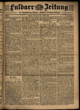 Ausgabe vom Donnerstag, den 02. März 1899.