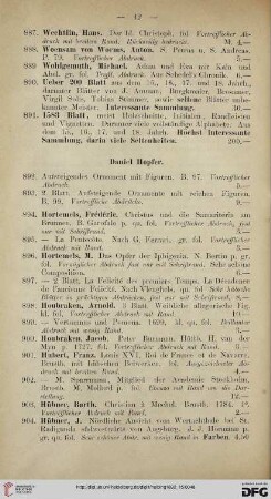 Daniel Hopfer (Nr. 892-904)