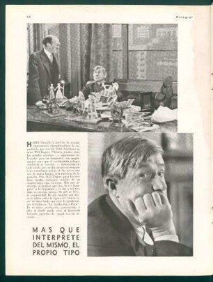 Más que intérprete del mismo, el propio tipo