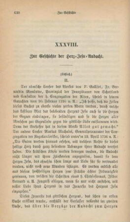 638-654 Zur Geschichte der Herz-Jesu-Andacht : Schluß
