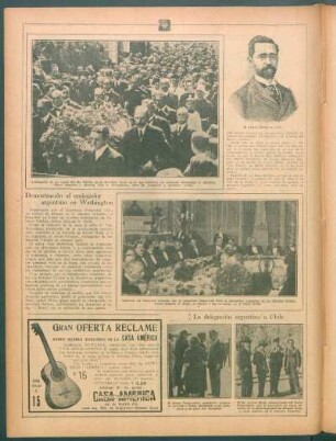 La delegación argentina a Chile