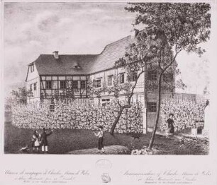 Das Weber-Haus in Hosterwitz bei Dresden