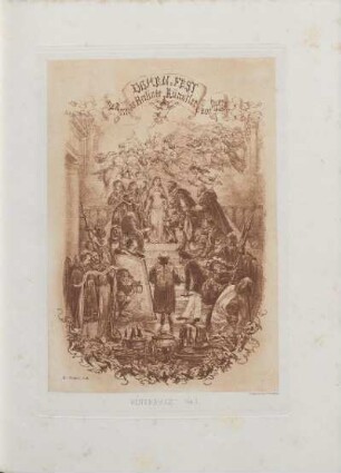 Winterfest 1863. Damen-Fest des Vereins Berliner Künstler